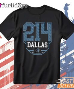 Dallas Renegades 214 Area Code Football Fan T-Shirt