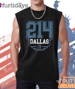 Dallas Renegades 214 Area Code Football Fan T-Shirt