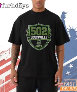 Louisville Kings 502 Area Code Basketball Fan T-Shirt