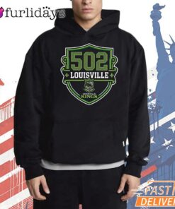 Louisville Kings 502 Area Code Basketball Fan T-Shirt