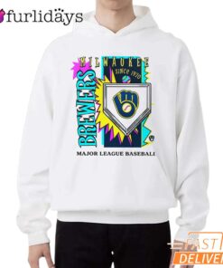 Milwaukee Brewers 1970 MLB Cooperstown Neon Field Shock T-Shirt