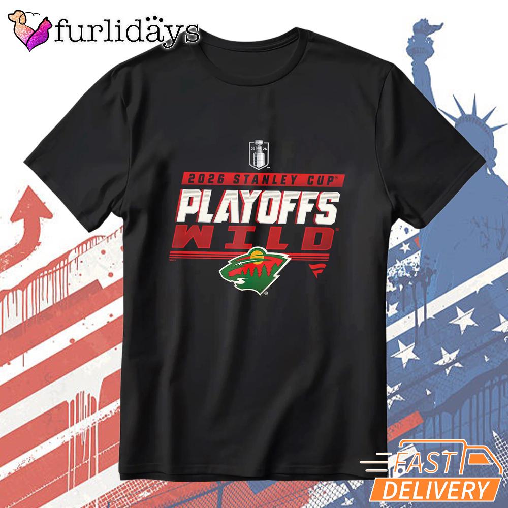 Minnesota Wild 2026 Stanley Cup Playoffs NHL Hockey Fan T-Shirt Minnesota Wild 2026 Stanley Cup Playoffs NHL Hockey Fan T-Shirt