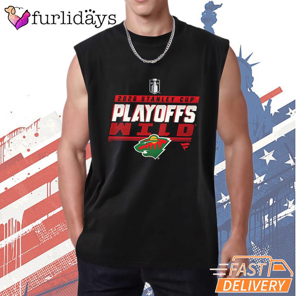 Minnesota Wild 2026 Stanley Cup Playoffs NHL Hockey Fan T-Shirt Minnesota Wild 2026 Stanley Cup Playoffs NHL Hockey Fan T-Shirt