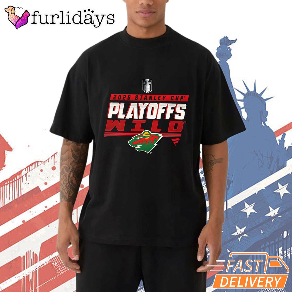 Minnesota Wild 2026 Stanley Cup Playoffs NHL Hockey Fan T-Shirt Minnesota Wild 2026 Stanley Cup Playoffs NHL Hockey Fan T-Shirt
