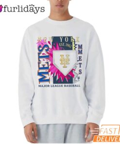 New York Mets 1962 MLB Cooperstown Neon Field Shock T-Shirt