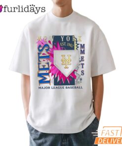 New York Mets 1962 MLB Cooperstown Neon Field Shock T-Shirt