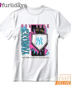 New York Yankees 1903 MLB Cooperstown Neon Field Shock T-Shirt