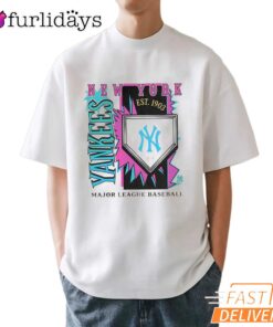 New York Yankees 1903 MLB Cooperstown Neon Field Shock T-Shirt