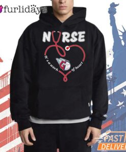 Nurse Heart Stethoscope Medical Worker Graphic T-Shirt