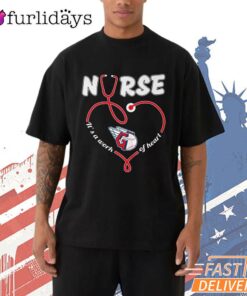 Nurse Heart Stethoscope Medical Worker Graphic T-Shirt