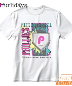 Philadelphia Phillies 1883 MLB Cooperstown Neon Field Shock T-Shirt