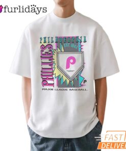 Philadelphia Phillies 1883 MLB Cooperstown Neon Field Shock T-Shirt