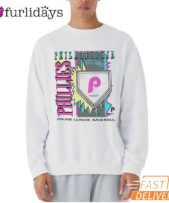 Philadelphia Phillies 1883 MLB Cooperstown Neon Field Shock T-Shirt