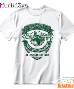 Pleasanton Eagles Football District Champions Graphic T-Shirt