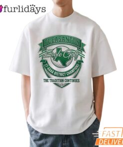 Pleasanton Eagles Football District Champions Graphic T-Shirt