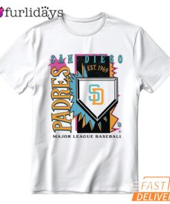 San Diego Padres 1969 MLB Cooperstown Neon Field Shock T-Shirt