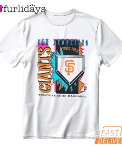 San Francisco Giants 1958 MLB Cooperstown Neon Field Shock T-Shirt