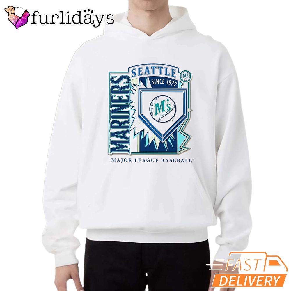 Seattle Mariners 1977 MLB Cooperstown Neon Field Shock T-Shirt Seattle Mariners 1977 MLB Cooperstown Neon Field Shock T-Shirt