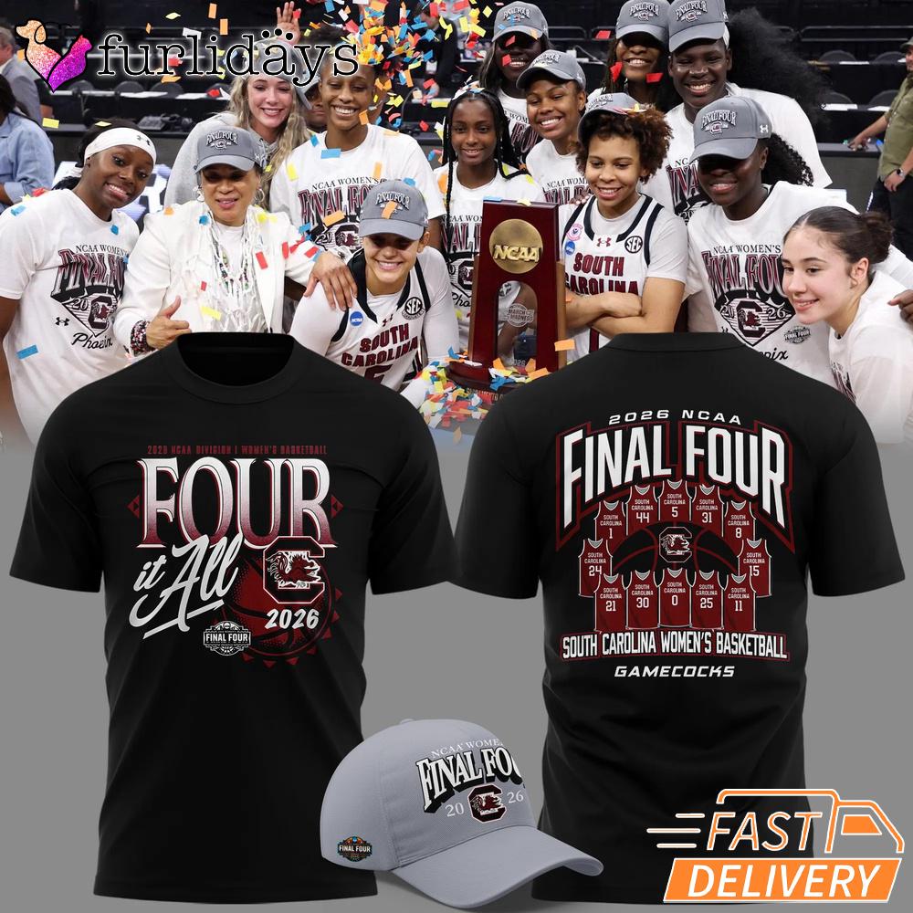 South Carolina Gamecocks Final Four 2026 Phoenix T-Shirt South Carolina Gamecocks Final Four 2026 Phoenix T-Shirt