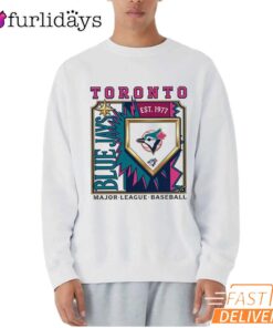 Toronto Blue Jays 1977 MLB Cooperstown Neon Field Shock T-Shirt