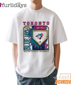 Toronto Blue Jays 1977 MLB Cooperstown Neon Field Shock T-Shirt
