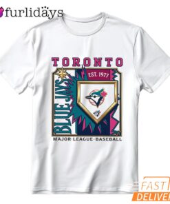 Toronto Blue Jays 1977 MLB Cooperstown Neon Field Shock T-Shirt