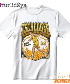 Will Tschetter Tscheddar Michigan Wolverines Basketball T-Shirt