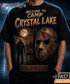 Arizona Cardinals Camp Crystal Lake T Shirt – Horror Halloween