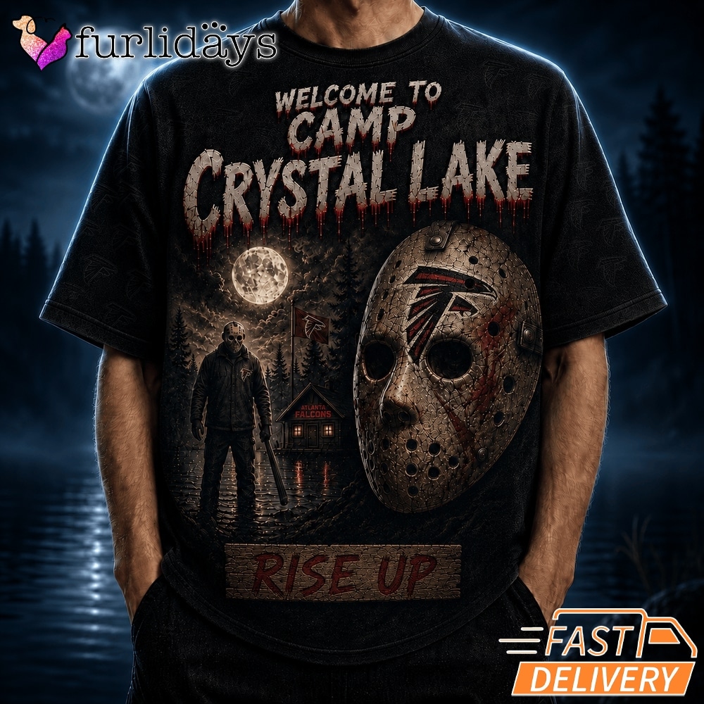 Atlanta Falcons Camp Crystal Lake T Shirt – Horror Halloween