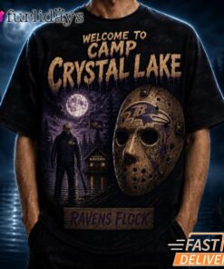 Baltimore Ravens Camp Crystal Lake T Shirt – Horror Halloween
