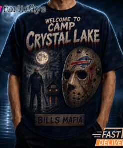 Buffalo Bills Camp Crystal Lake T Shirt – Horror Halloween