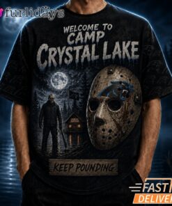 Carolina Panthers Camp Crystal Lake T Shirt – Horror Halloween