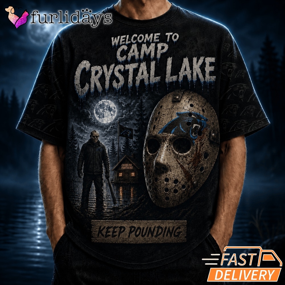 Carolina Panthers Camp Crystal Lake T Shirt – Horror Halloween