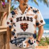 Chicago Bears Floral Stadium Personalized Hawaiian Shirt Football Fan Gift