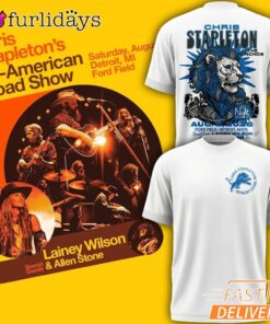 Chris Stapleton x Detroit Lions All American Road Show 2026 Event T Shirt – White.jfif