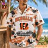 Cincinnati Bengals Floral Stadium Personalized Hawaiian Shirt Football Fan Gift