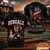 Cincinnati Bengals Never Forget 911 25th Anniversary Memorial T Shirt Thay Background Phu Hop Niche OI Tren San Pham Background Hoi MO Lam Noi Bat San Pham Trong Anh
