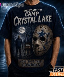 Dallas Cowboys Camp Crystal Lake T Shirt – Horror Halloween