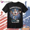 Damn Right I Am a Luke Fan New and Forever Fan T Shirt DI Chuyen Hinh Anh IN Tren Mat Truoc Sang Mockup AO Mau Lay Ung Background Mau Thiet KE