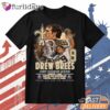 Drew Brees T-Shirt, New Orleans Saints 9 Football Legend Tribute Tee