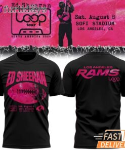 Ed Sheeran x Los Angeles Rams LOOP Tour 2026 SoFi Stadium T Shirt