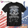 Five Finger Death Punch 20th Anniversary World Tour 2026 T Shirt – Band Concert Tee DI Chuyen Hinh Anh IN Tren Mat Truoc Sang Mockup AO Mau Lay Ung Background Mau Thiet KE