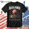 Five Finger Death Punch Band Graphic T Shirt DI Chuyen Hinh Anh IN Tren Mat Truoc Sang Mockup AO Mau Lay Ung Background Mau Thiet KE
