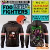 Foo Fighters x Cleveland Browns Take Cover Tour 2026 Brown Hoodie – Concert Football Hoodie