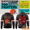 Foo Fighters x Cleveland Browns Take Cover Tour 2026 Brown Hoodie – Huntington Bank Field
