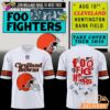 Foo Fighters x Cleveland Browns Take Cover Tour 2026 White Football Jersey – Cleveland Browns