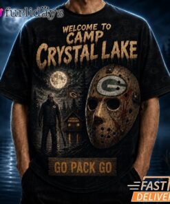 Green Bay Packers Camp Crystal Lake T Shirt – Horror Halloween