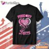 Indiana Fever Pink Out Heart Ribbon Breast Cancer Tribute Tshirt