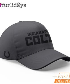 Indianapolis Colts Black Performance Cap – Football Logo Hat