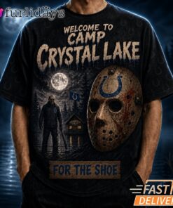 Indianapolis Colts Camp Crystal Lake T Shirt – Horror Halloween